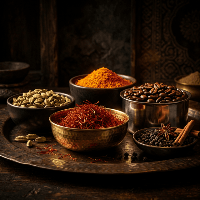 Luxury Indian spices and saffron — Nisha Overseas premium export products