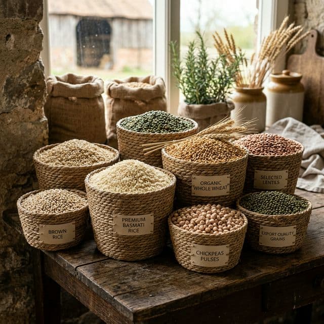 Premium agricultural goods and pulses — Nisha Overseas export